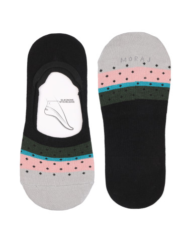 Skarpetki niskie stopki damskie bawełniane kolorowe 3-pak - produkt 2
