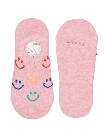 Skarpetki stopki damskie niskie bawełniane uśmiech 3-pak  - produkt 2