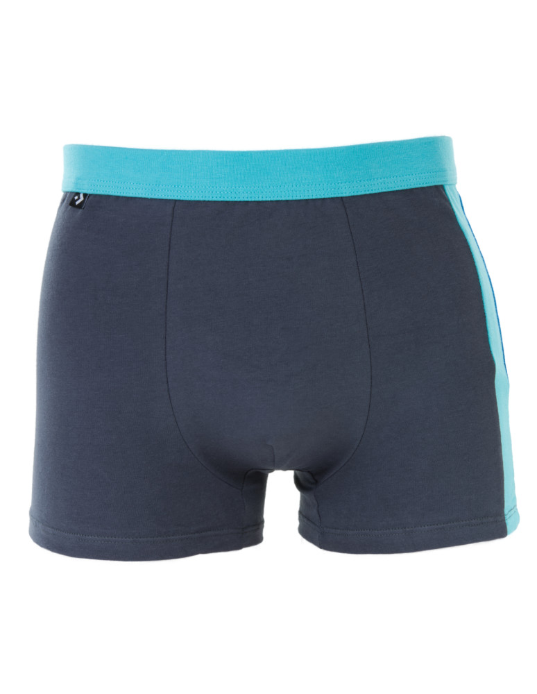 Bokserki meskie bawełniane dopasowane z elastycznym pasem SZARY