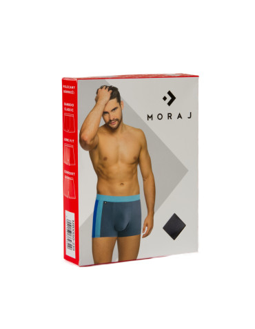 Bokserki dopasowane - Bokserki meskie bawełniane dopasowane z elastycznym pasem CZERWONY - produkt 4