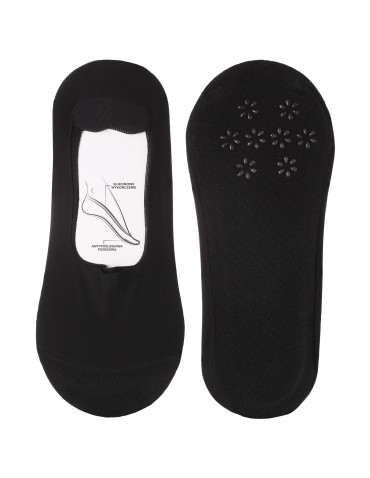 Niskie stopki - Damskie skarpetki laserowo cięte niskie z bawełną 3-pak WIELOKOLOROWY - produkt 3