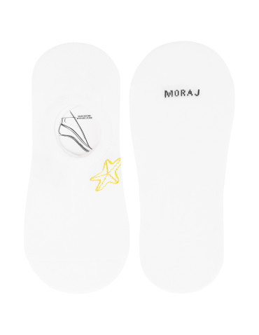 Niskie stopki - Damskie skarpetki stopki bawełniane z motywem morskim 3-pak WIELOKOLOROWY - produkt 3