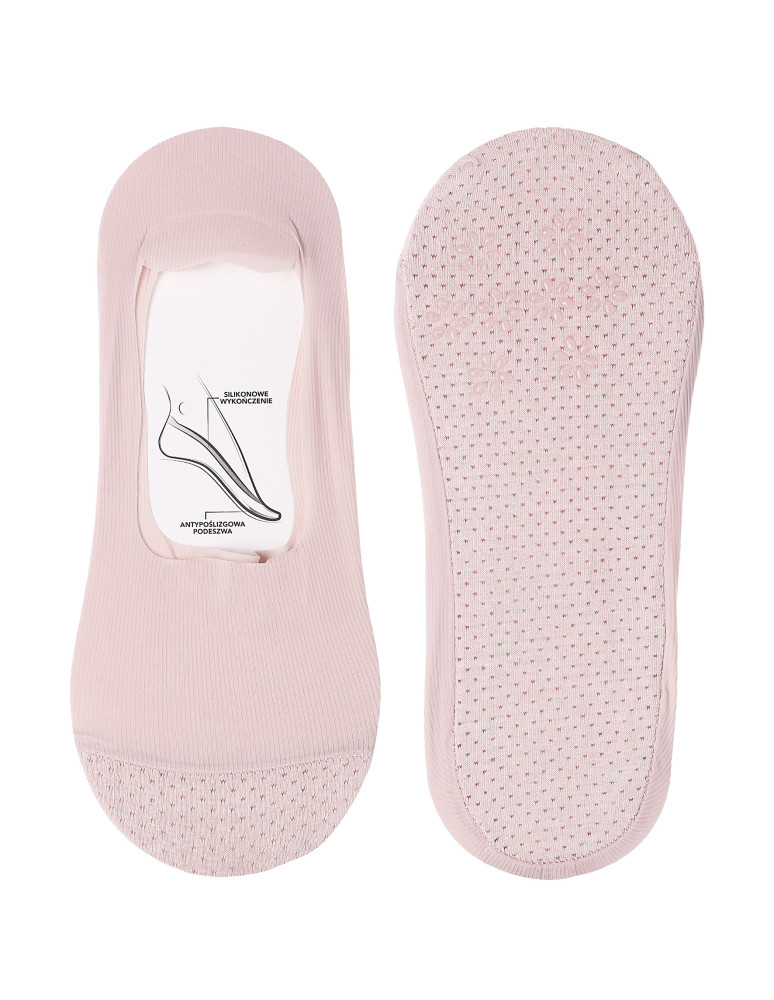 Niskie stopki - Damskie skarpetki laserowo cięte niskie z bawełną 3-pak WIELOKOLOROWY - produkt moraj.pl 2