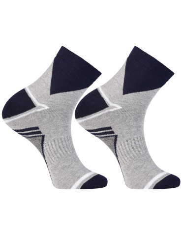 Męskie skarpetki sportowe za kostkę ze ściągaczem 3-pak - produkt 2