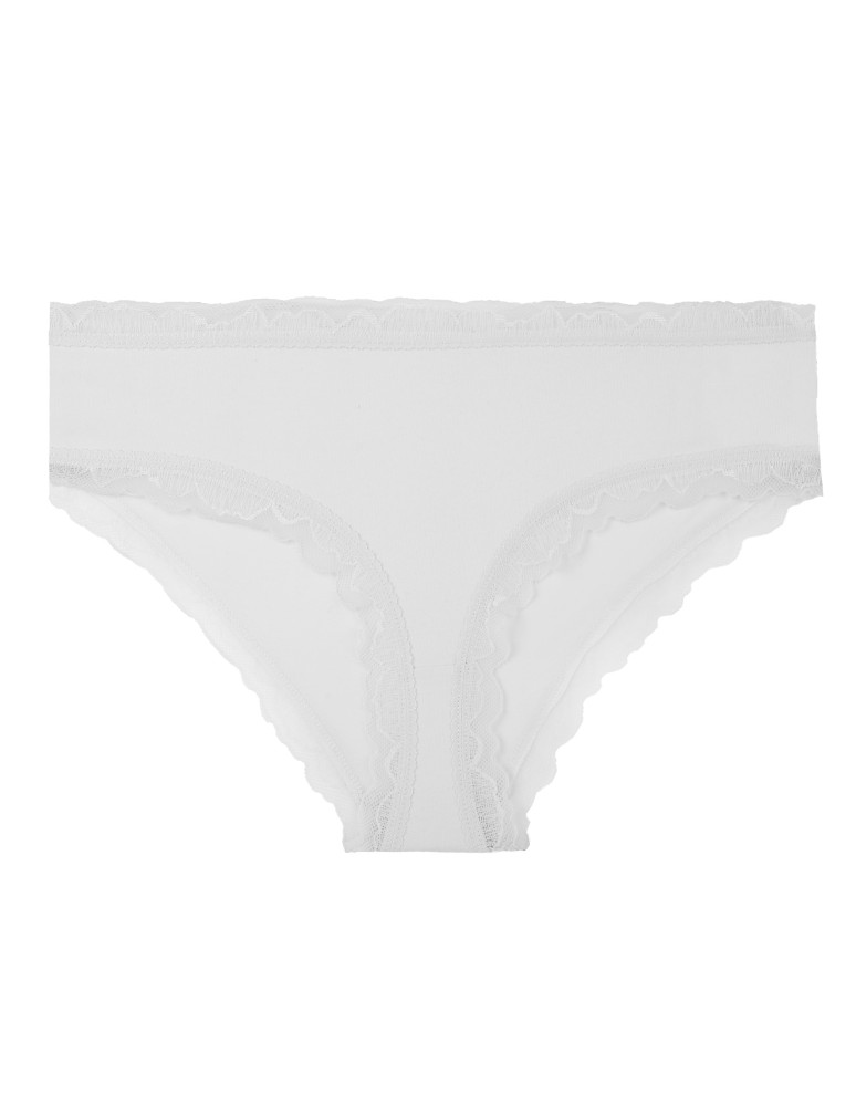 Majtki figi - Majtki damskie szorty bawełniane z koronką 3-pak WIELOKOLOROWY  - produkt moraj.pl 4