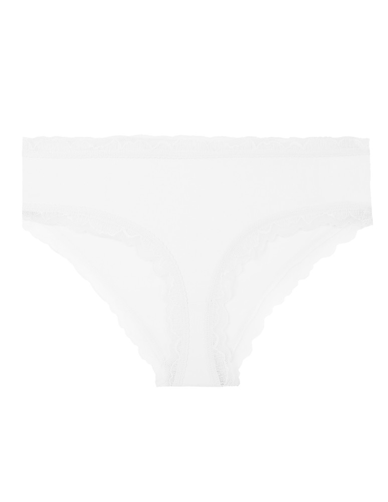 Majtki figi - Majtki damskie szorty bawełniane z koronką 3-pak WIELOKOLOROWY  - produkt moraj.pl 5