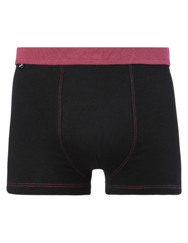 Męskie bokserki bawełniane bez wzoru dopasowane