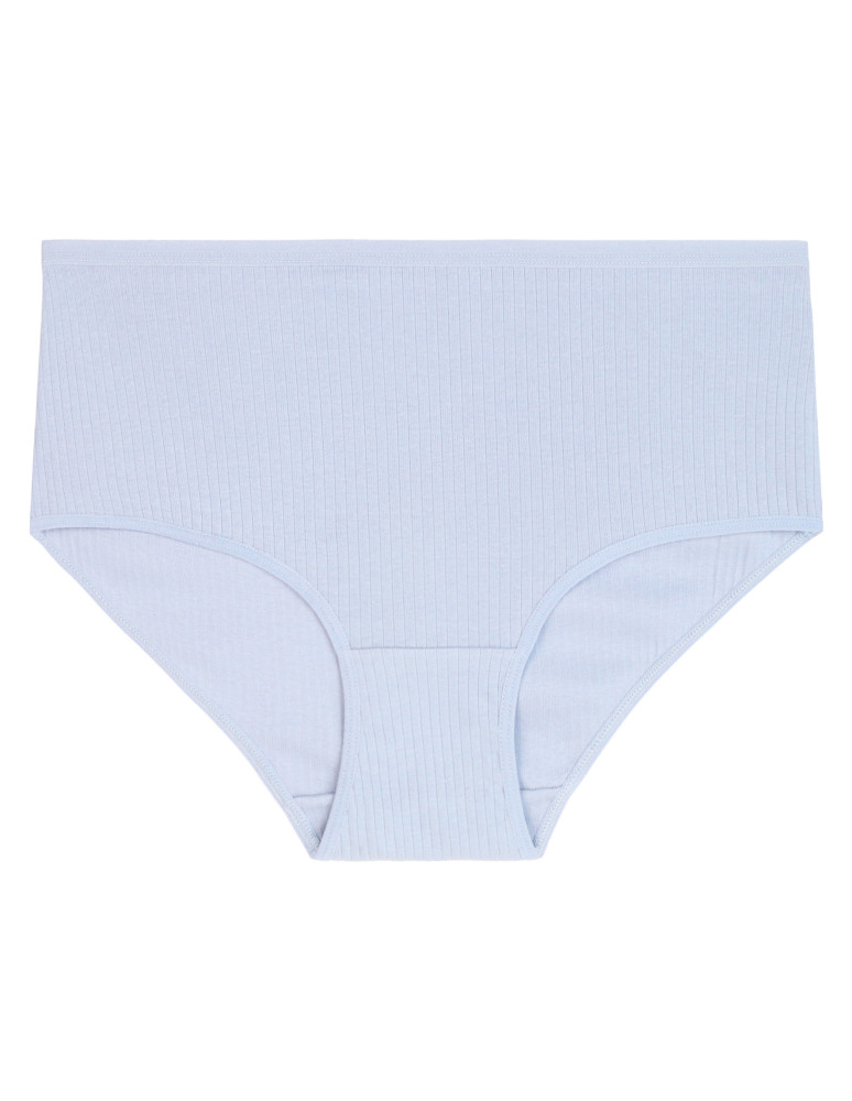 Majtki figi - Damskie majtki bawełniane z wysokim stanem Plus Size 4-pak WIELOKOLOROWY  - produkt moraj.pl 3