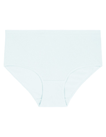 Majtki figi - Damskie majtki bawełniane z wysokim stanem Plus Size 4-pak WIELOKOLOROWY - produkt 4