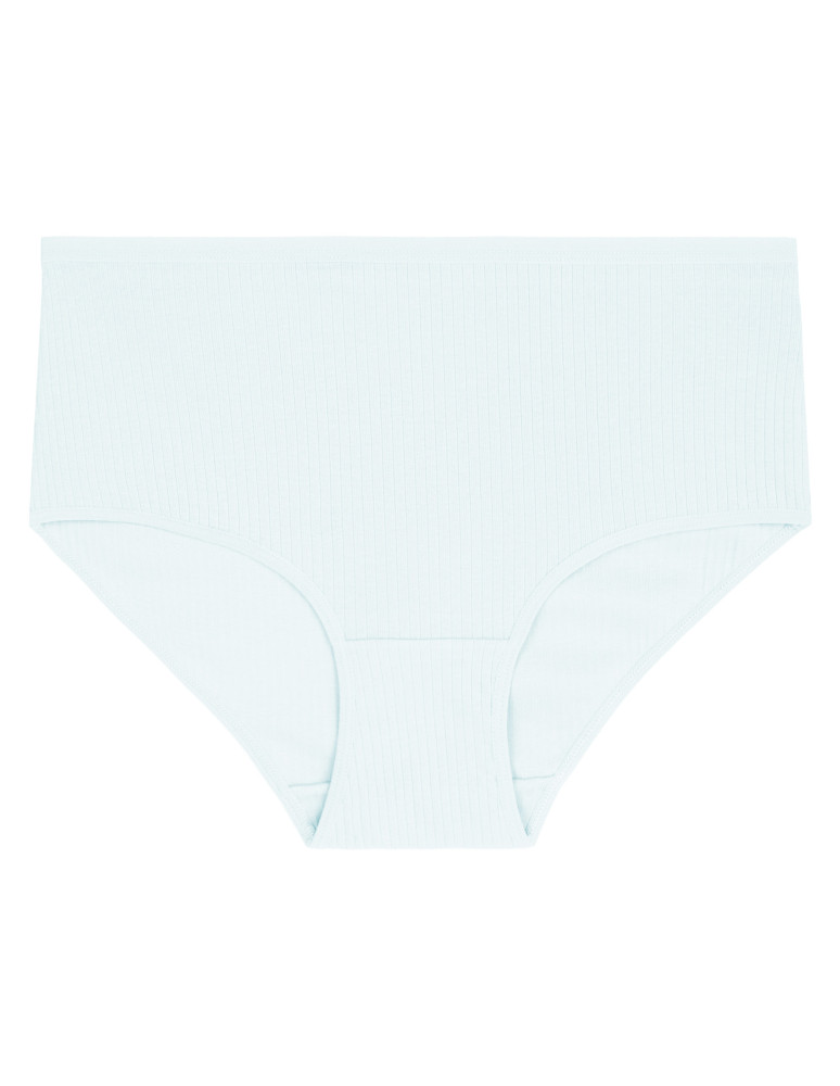 Majtki figi - Damskie majtki bawełniane z wysokim stanem Plus Size 4-pak WIELOKOLOROWY  - produkt moraj.pl 4