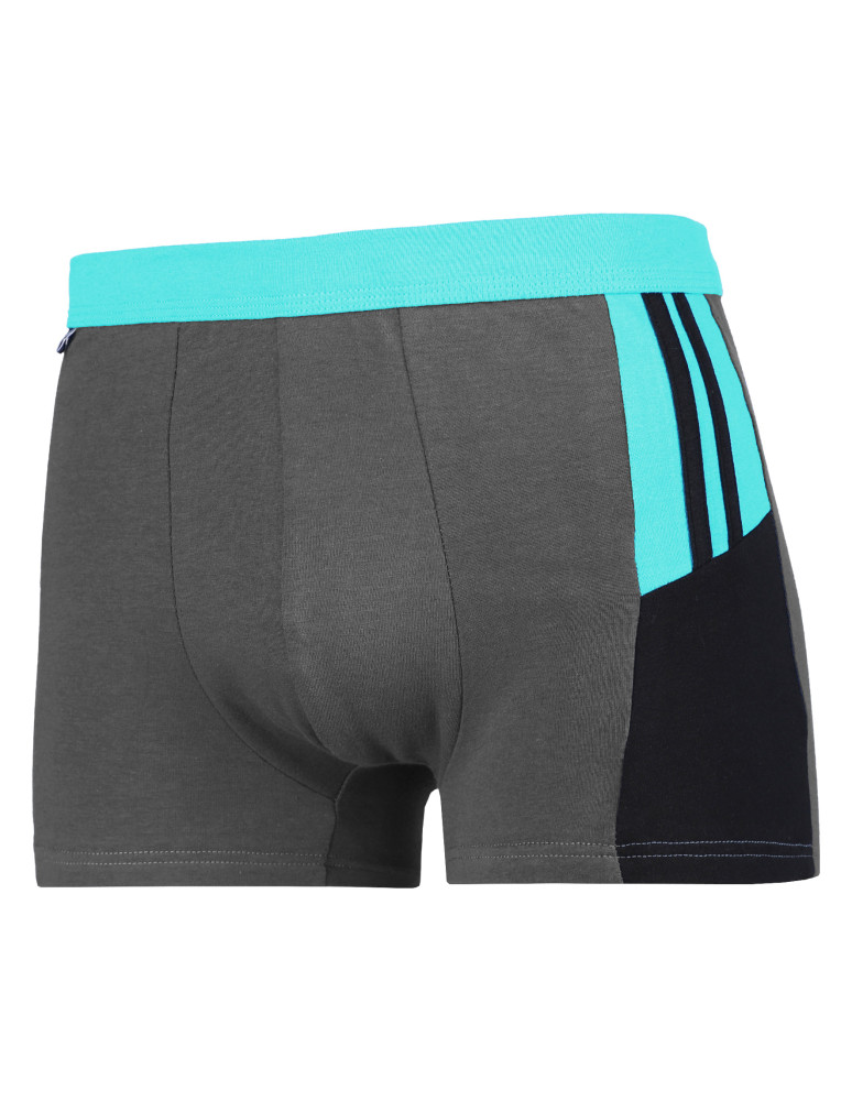 Bokserki dopasowane - Bokserki męskie klasyczne z bawełną SZARY - produkt moraj.pl 1