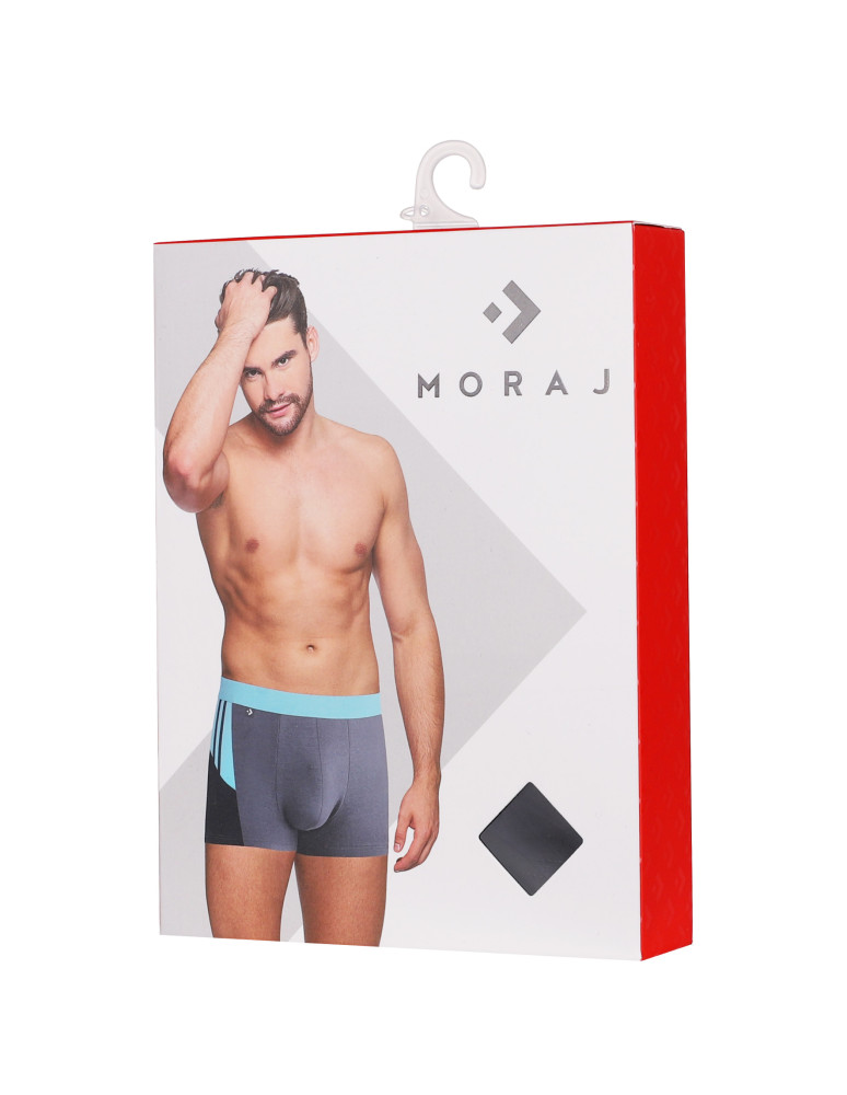 Bokserki dopasowane - Bokserki męskie klasyczne z bawełną SZARY  - produkt moraj.pl 3