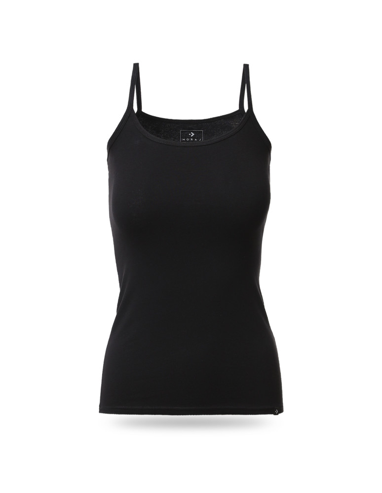 Podkoszulki - Damski bawełniany podkoszulek na ramiączkach BEŻOWY - produkt moraj.pl 28