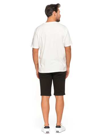 Koszulki i Tank Topy - Bawełniany T-shirt męski oversize BIAŁY - produkt 9