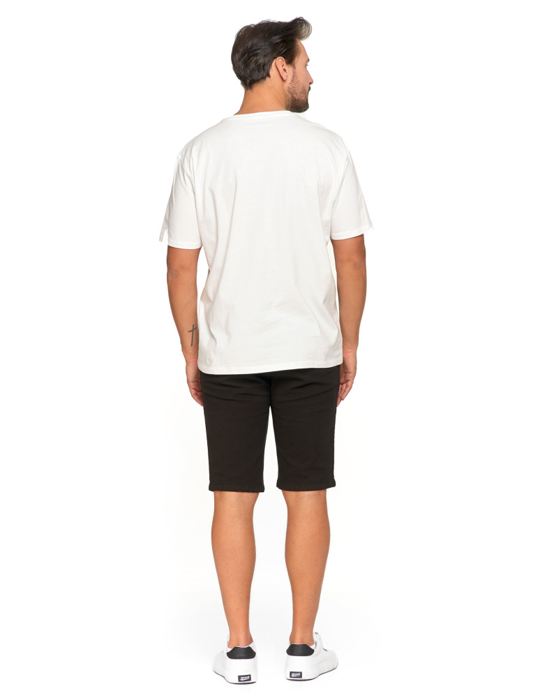 Koszulki i Tank Topy - Bawełniany T-shirt męski oversize BIAŁY  - produkt moraj.pl 9