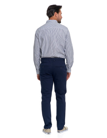 Koszulki i Tank Topy - Męska koszula w paski z długim rękawem WZÓR - produkt 10