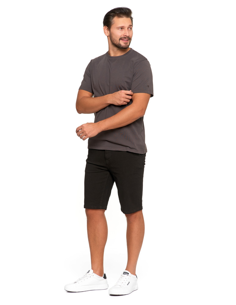 Koszulki i Tank Topy - Koszulka męska klasyczna vintage z haftem GRAFIT - produkt moraj.pl 2