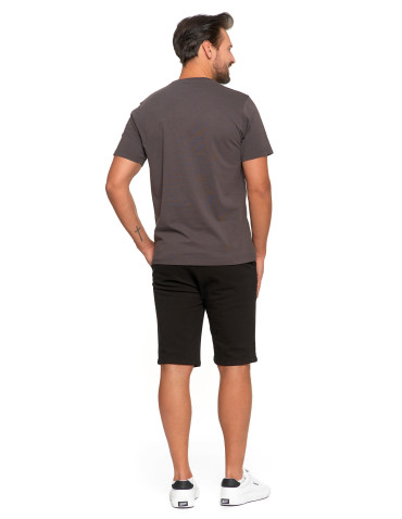 Koszulki i Tank Topy - Koszulka męska klasyczna vintage z haftem GRAFIT - produkt 3