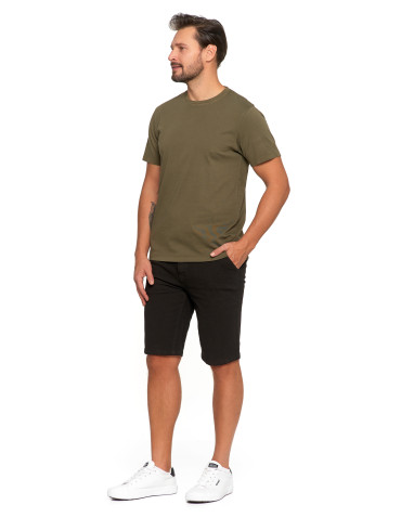 Koszulki i Tank Topy - Koszulka męska klasyczna vintage z haftem KHAKI - produkt 2