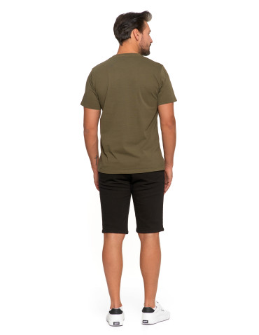 Koszulki i Tank Topy - Koszulka męska klasyczna vintage z haftem KHAKI - produkt 3