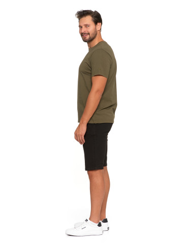 Koszulki i Tank Topy - Koszulka męska klasyczna vintage z haftem KHAKI - produkt 4