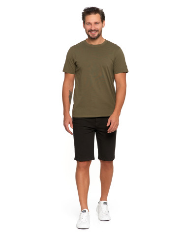 Koszulki i Tank Topy - Koszulka męska klasyczna vintage z haftem KHAKI - produkt 5