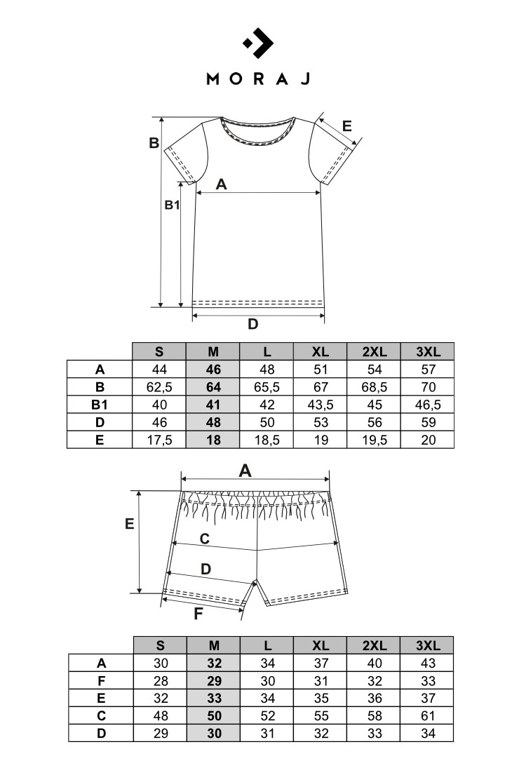 Damska piżama krótka Plus Size z krótkim rękawem Damska piżama krótka Plus Size z krótkim rękawem