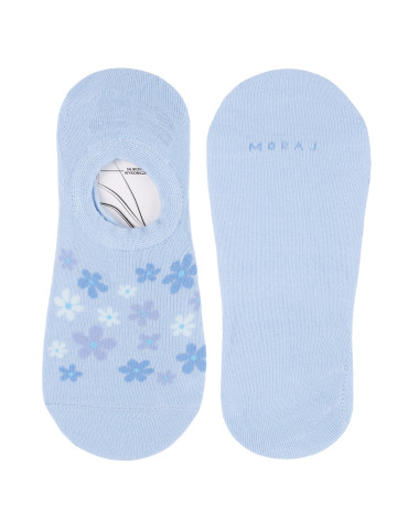 Damskie skarpetki niskie stopki w kwiaty 3-pak  - produkt 2