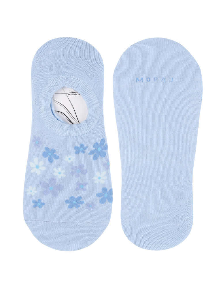 Niskie stopki - Damskie skarpetki niskie stopki w kwiaty 3-pak WIELOKOLOROWY  - produkt moraj.pl 2