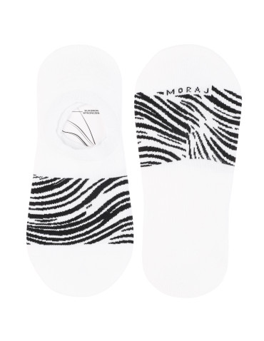 Niskie stopki - Damskie skarpetki niskie stopki w zwierzęce wzory 3-pak WIELOKOLOROWY - produkt 3