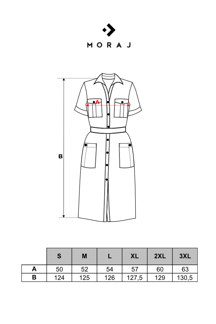 Sukienka damska szmizjerka midi z wiązaniem Sukienka damska szmizjerka midi z wiązaniem
