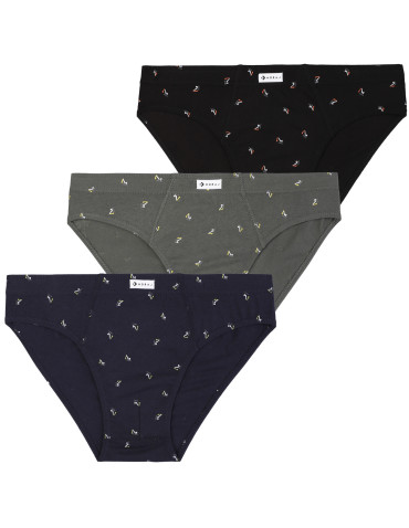 Męskie majtki slipy bawełniane klasyczne 3-pak