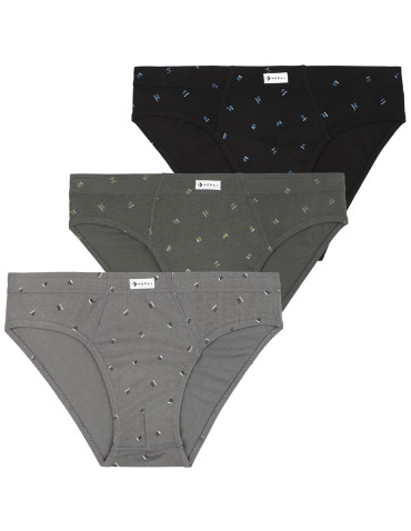 Męskie majtki slipy bawełniane klasyczne 3-pak  - produkt 2