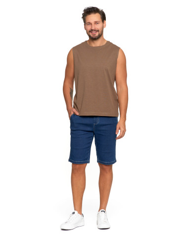 Koszulki i Tank Topy - Męska koszulka tank top BRĄZOWY - produkt 4