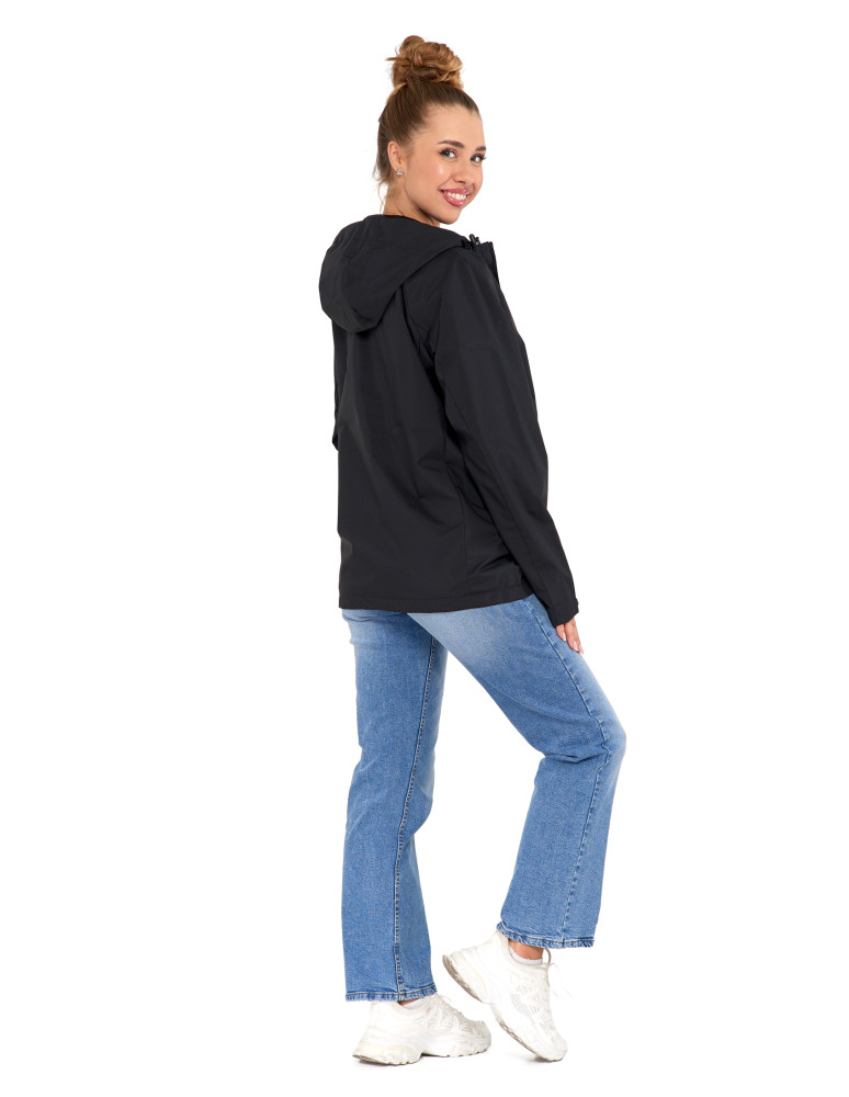 Kurtki i kamizelki - Kurtka przejściowa unisex przeciwdeszczowa CZARNY  - produkt moraj.pl 15