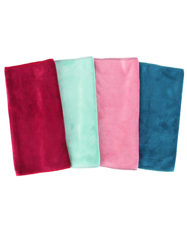 Mikrofibra - Ręcznik z mikrofibry 4-pak WIELOKOLOROWY - produkt moraj.pl 1