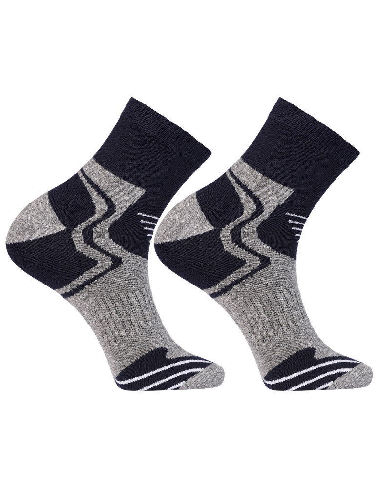 Skarpetki za kostkę - Skarpety męskie sportowe za kostkę 3-pak WIELOKOLOROWY  - produkt moraj.pl 4