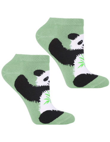 Skarpetki damskie stopki w pandę 3-pak - produkt 2