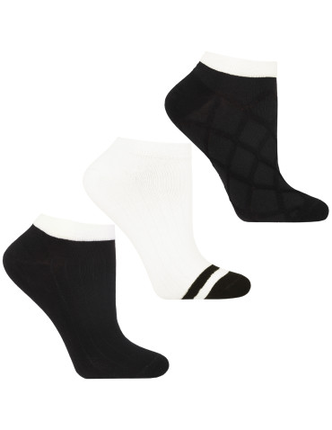 Damskie skarpetki stopki 3-pak