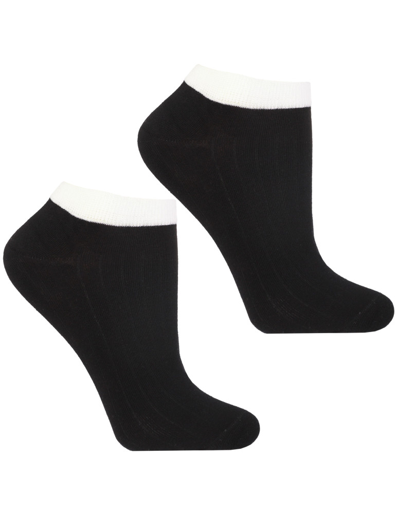 Stopki damskie - Damskie skarpetki stopki 3-pak WIELOKOLOROWY  - produkt moraj.pl 4