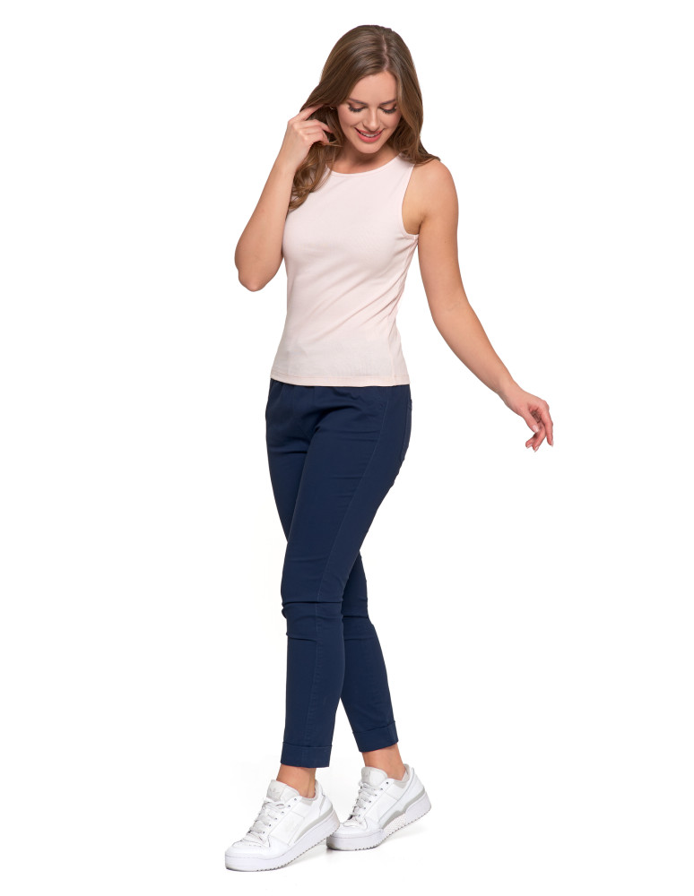 Koszulki i T-shirty - Damska koszulka Tank Top w prążek RÓŻOWY - produkt moraj.pl 3