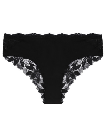 Majtki bawełniane damskie figi bikini koronkowy tył 6-pak - produkt 2