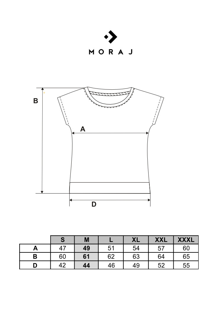 Bluzka damska z krótkim rękawem i wzorem Bluzka damska z krótkim rękawem i wzorem