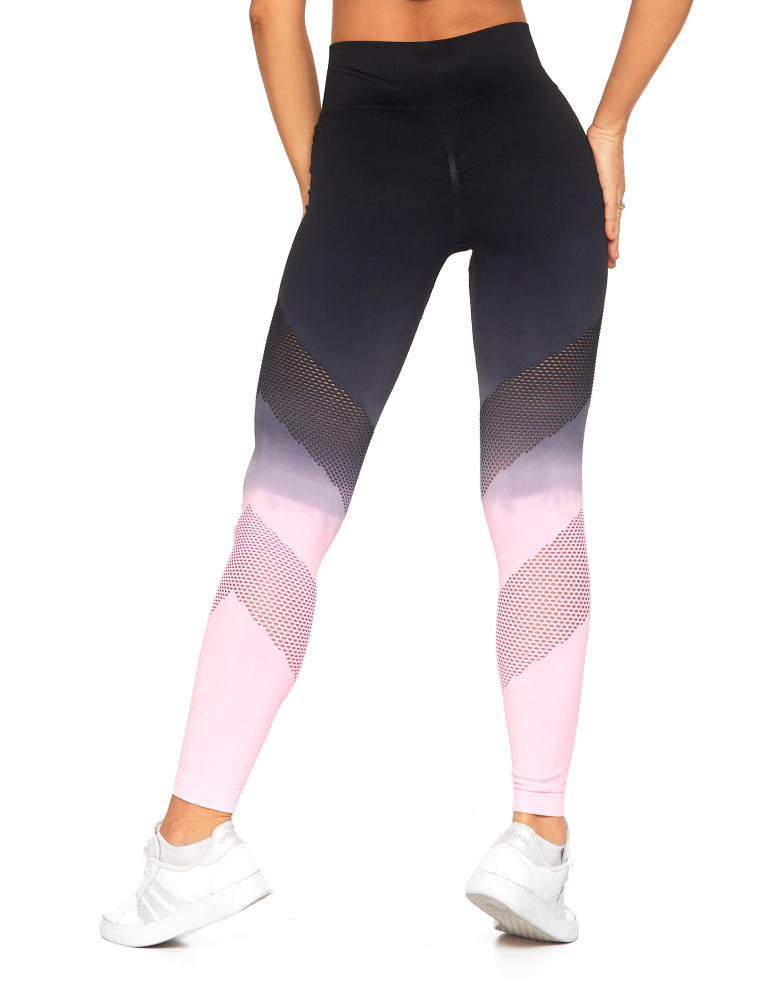 Legginsy damskie - Legginsy damskie push-up z wysokim stanem sportowe GRAFIT  - produkt moraj.pl 6