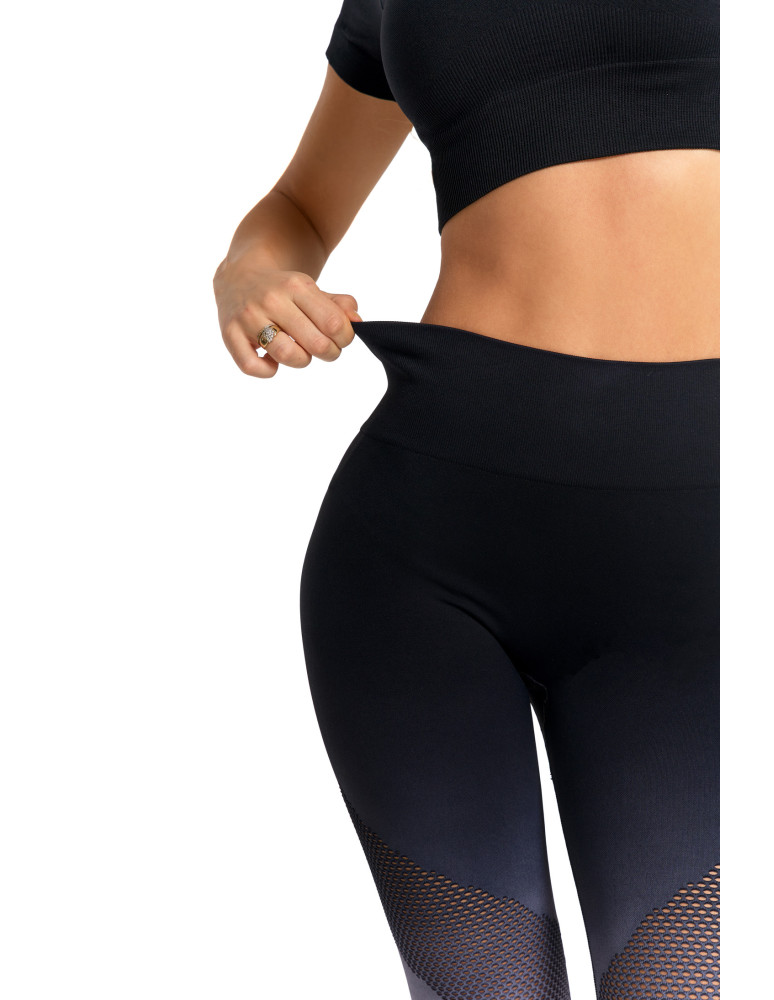 Legginsy damskie - Legginsy damskie push-up z wysokim stanem sportowe GRAFIT  - produkt moraj.pl 9