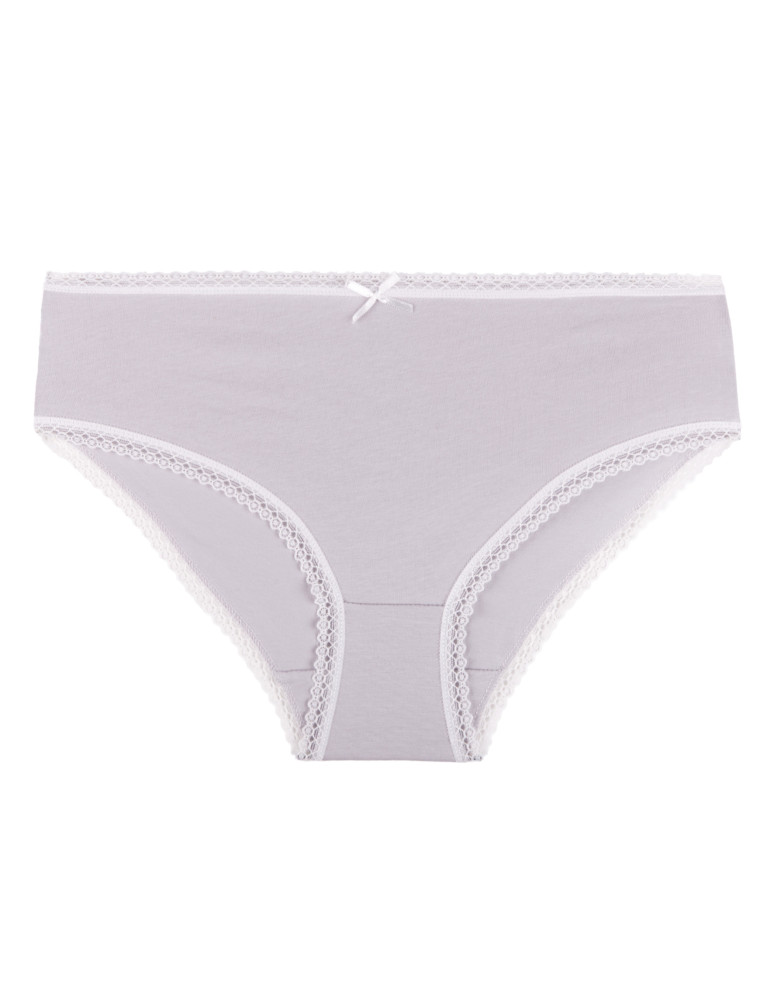 Majtki figi - Majtki figi damskie bawełniane w pastelowych kolorach 3-pak WIELOKOLOROWY - produkt moraj.pl 4