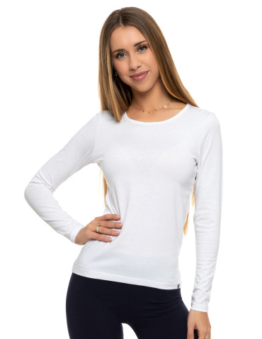 Podkoszulek damski bawełniany z długim rękawem
