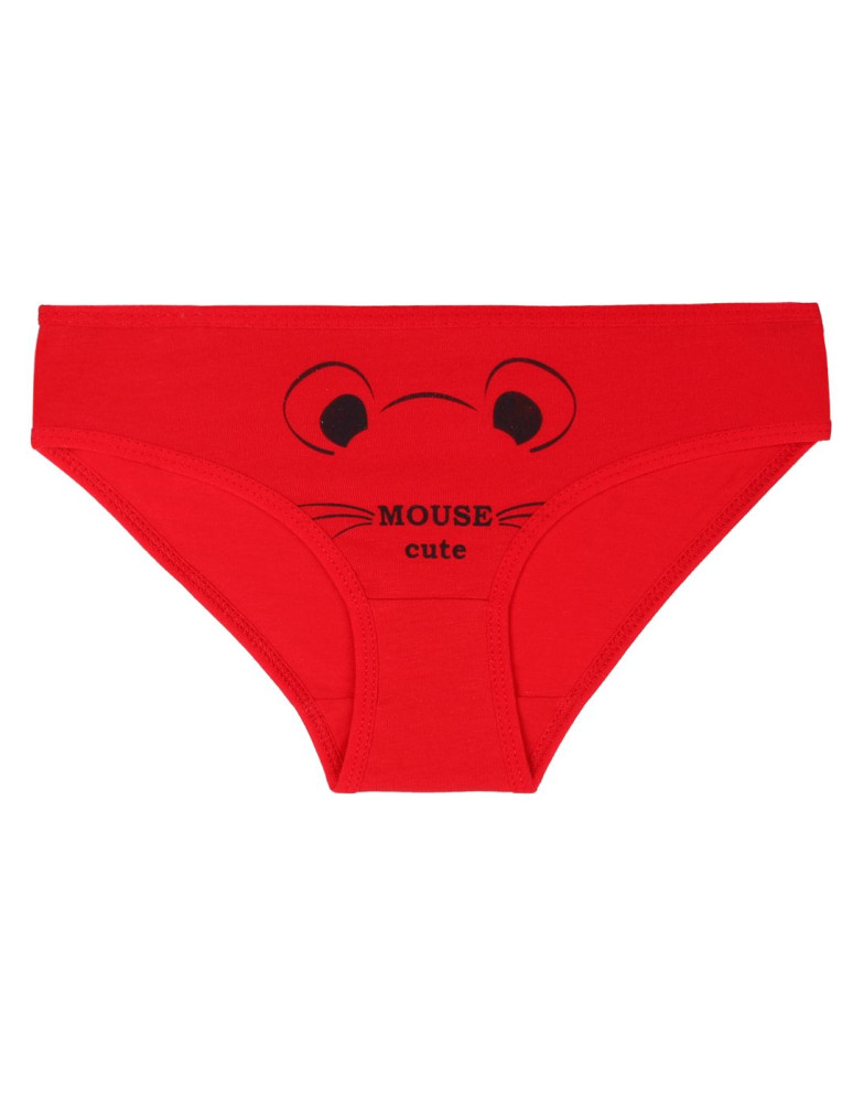 Figi - Figi dziewczęce bawełniane mix kolor 4-pak WIELOKOLOROWY - produkt moraj.pl 2