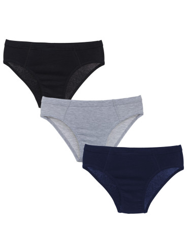 Slipy chłopięce bawełniane z elastanem 3-pak