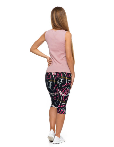 Koszulki i T-shirty - Koszulka damska na ramiączkach Tank-Top bawełniana RÓŻOWY - produkt 2